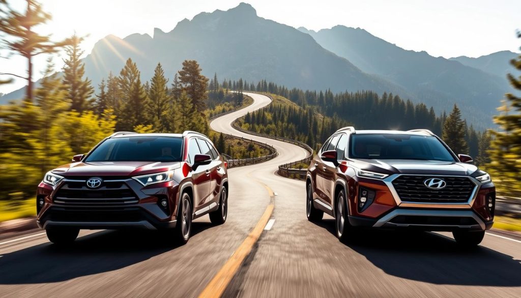 Toyota Highlander and Hyundai Palisade Driving Performance