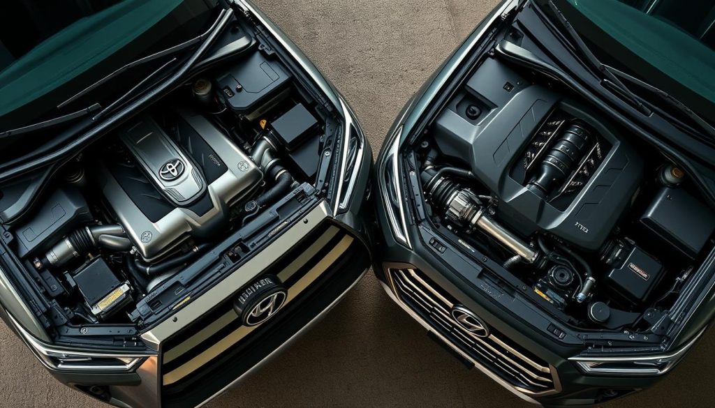 Toyota Highlander and Hyundai Palisade Engine Performance