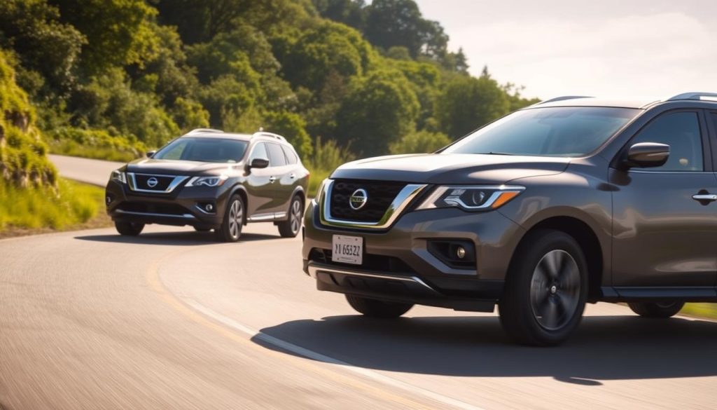 Toyota Highlander and Nissan Pathfinder Road Performance