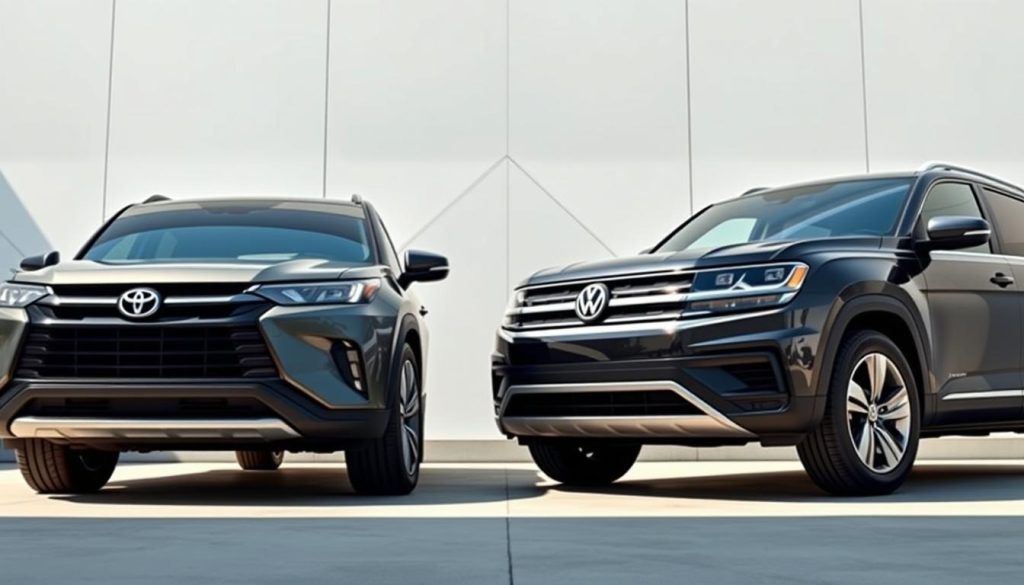 Toyota Highlander and Volkswagen Atlas Fuel Efficiency Comparison