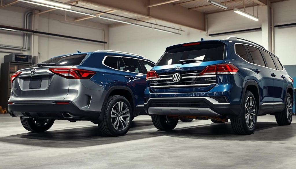 Toyota Highlander and Volkswagen Atlas Maintenance Comparison