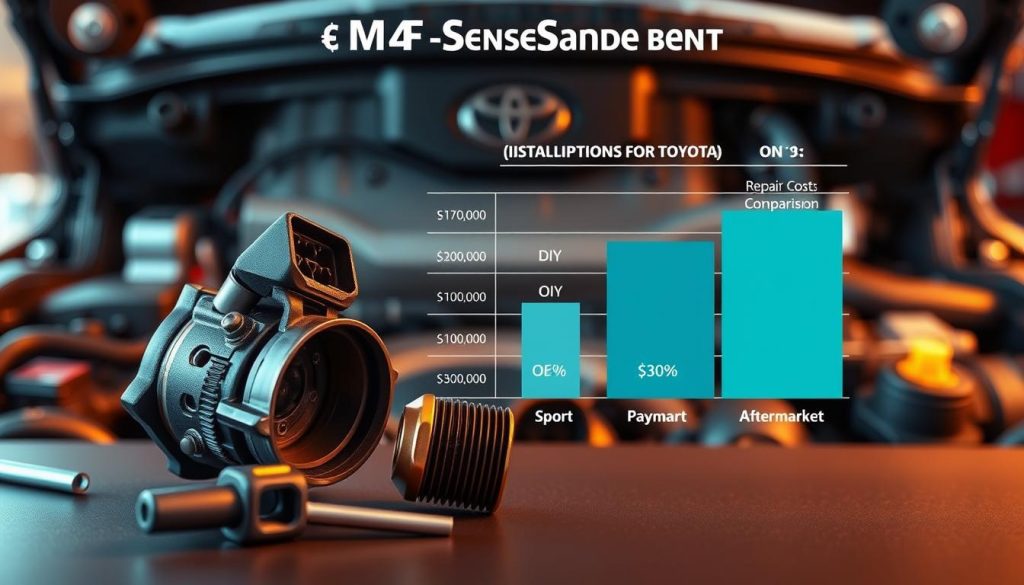 Toyota MAF sensor repair costs comparison