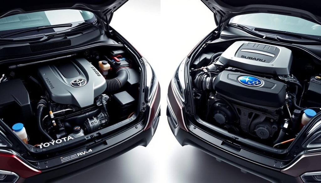 Toyota RAV4 and Subaru Forester Engine Comparison