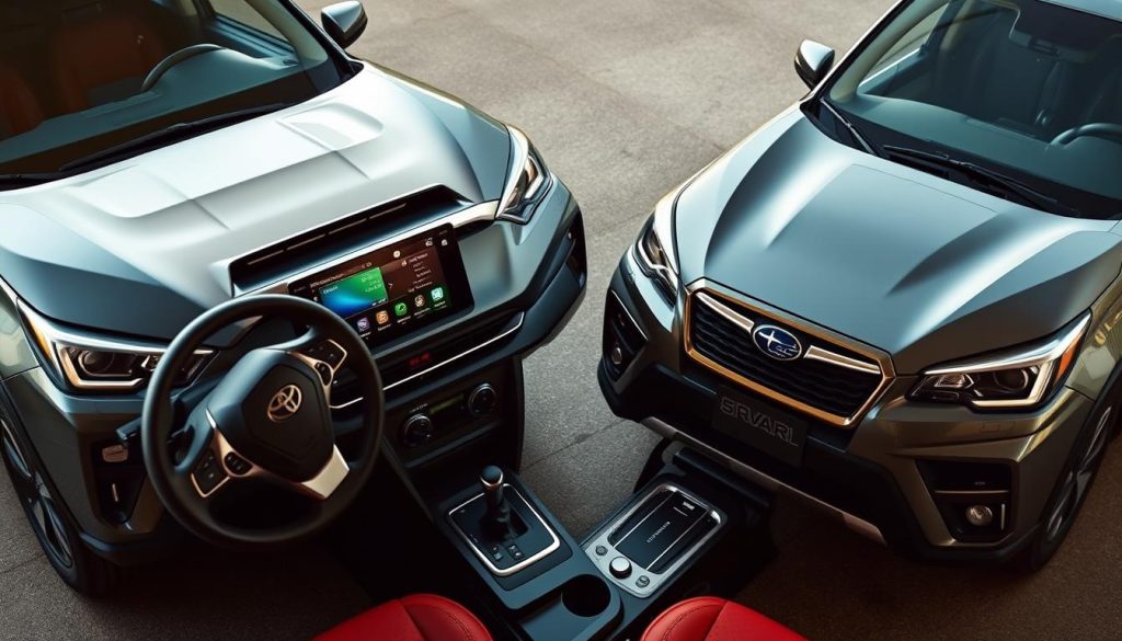 Toyota RAV4 and Subaru Forester Infotainment Comparison