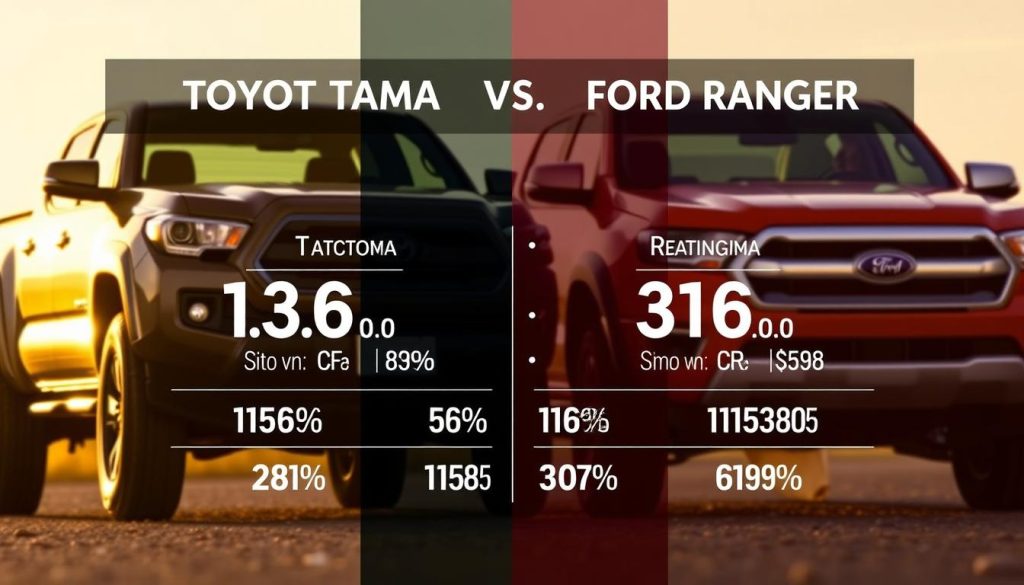 Toyota Tacoma and Ford Ranger Fuel Efficiency Comparison