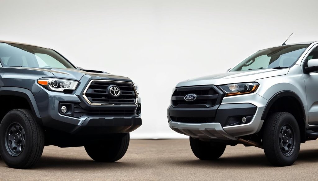 Toyota Tacoma and Ford Ranger Truck Comparison