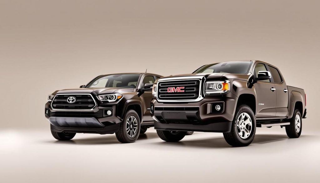 Toyota Tacoma and GMC Canyon Trim Levels