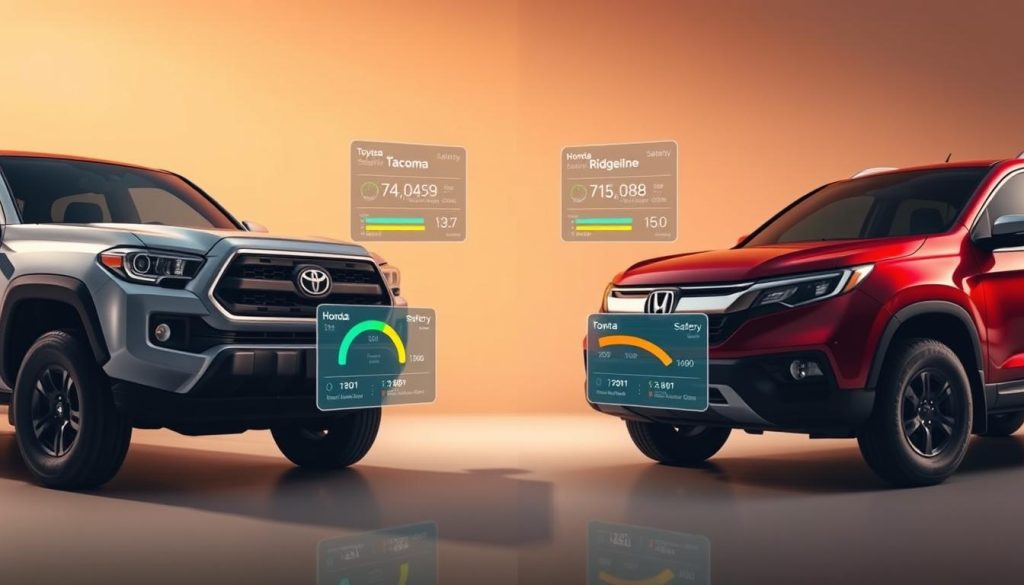 Toyota Tacoma and Honda Ridgeline Safety Comparison