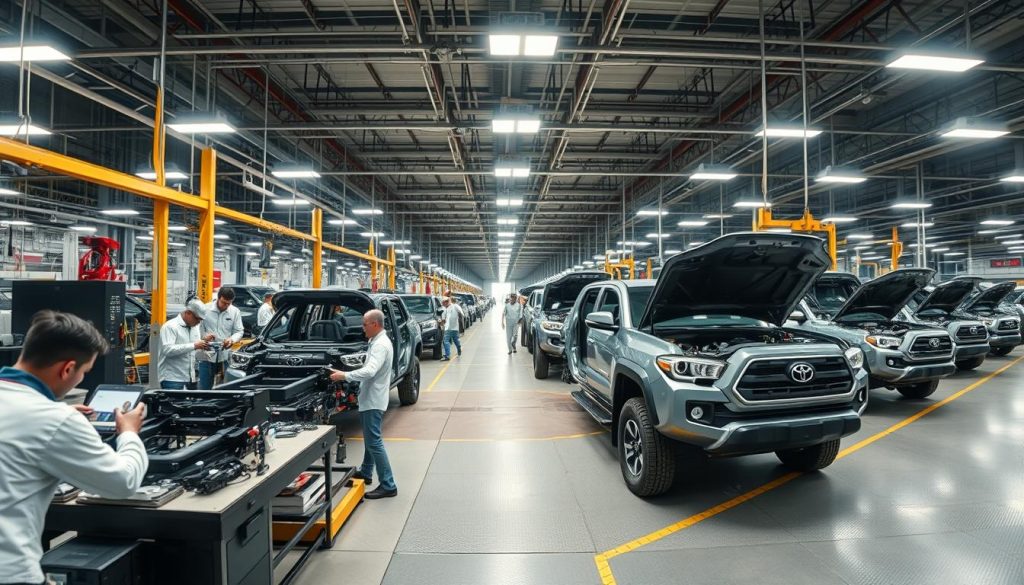 Toyota Tacoma manufacturing assembly line production