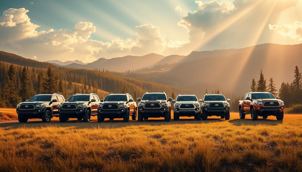 Toyota Tacoma trim level evolution
