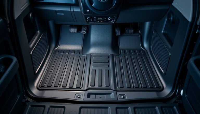Toyota Tacoma with premium floor mats installed - best floor mats for Toyota Tacoma comparison