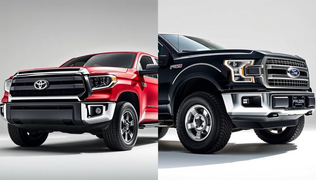 Toyota Tundra and Ford F-150 Exterior Comparison
