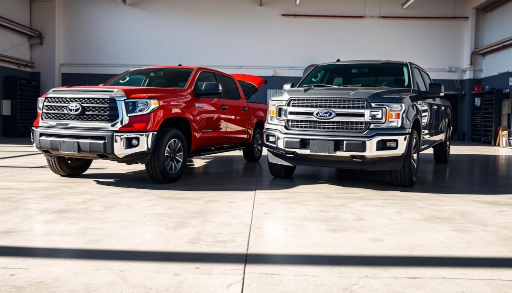 Toyota Tundra and Ford F-150 Maintenance Comparison