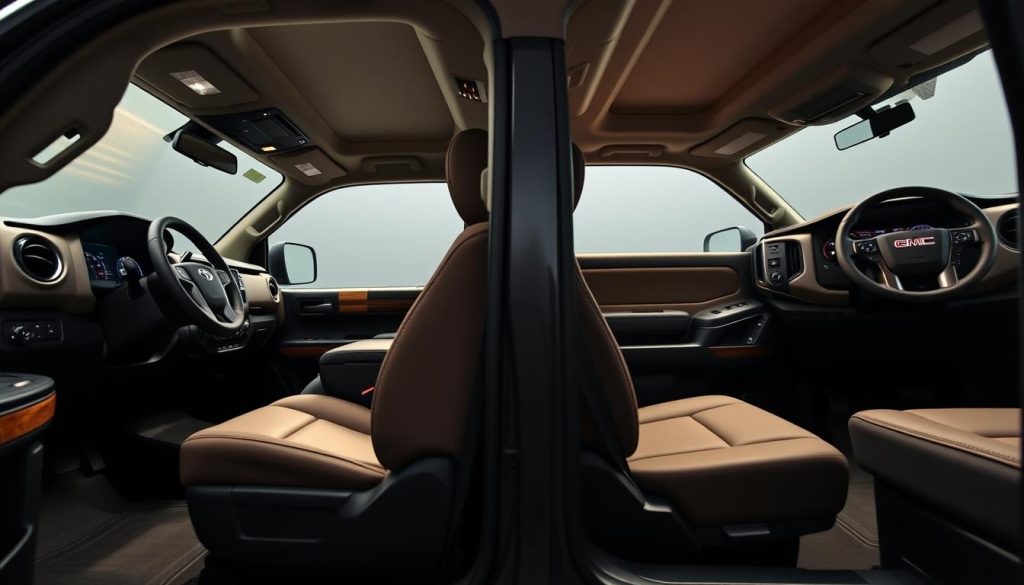 Toyota Tundra and GMC Sierra Interior Comparison