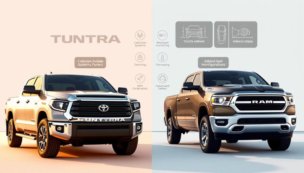 Toyota Tundra and Ram 1500 Safety Features Comparison