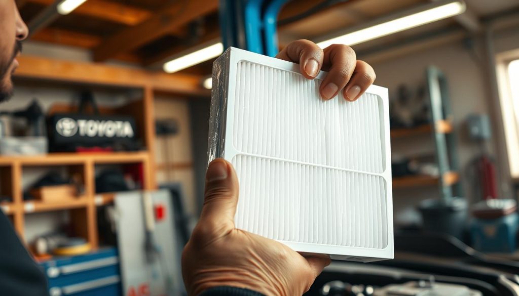 Toyota air filter maintenance inspection