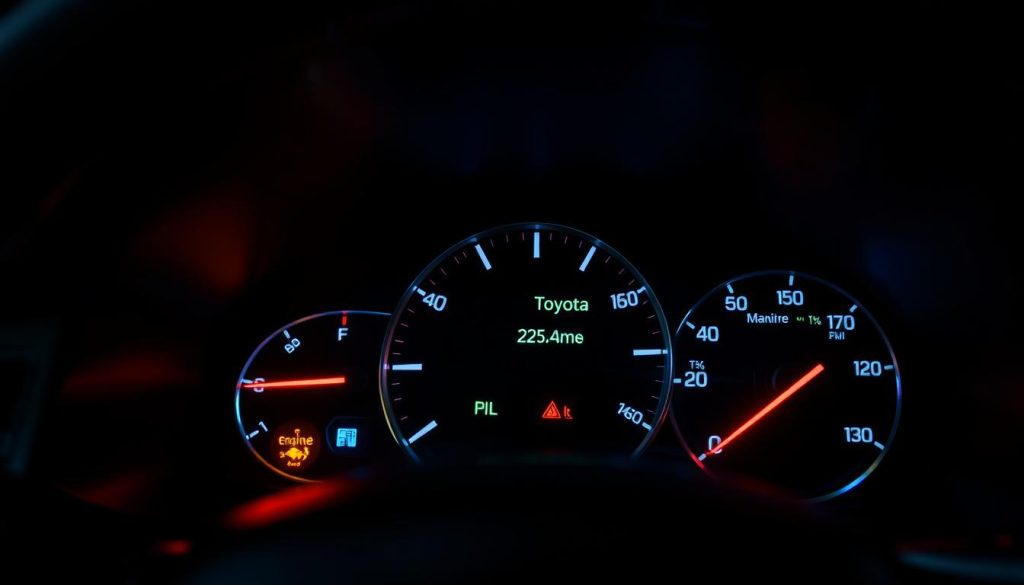 Toyota engine misfire symptoms dashboard warning