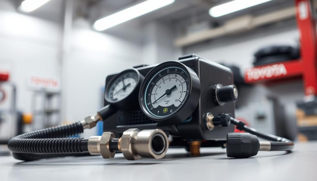 Toyota fuel pressure test equipment
