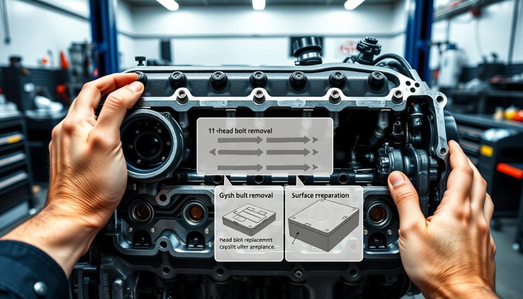 Toyota head gasket repair process