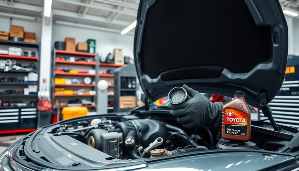 Toyota oil change procedure