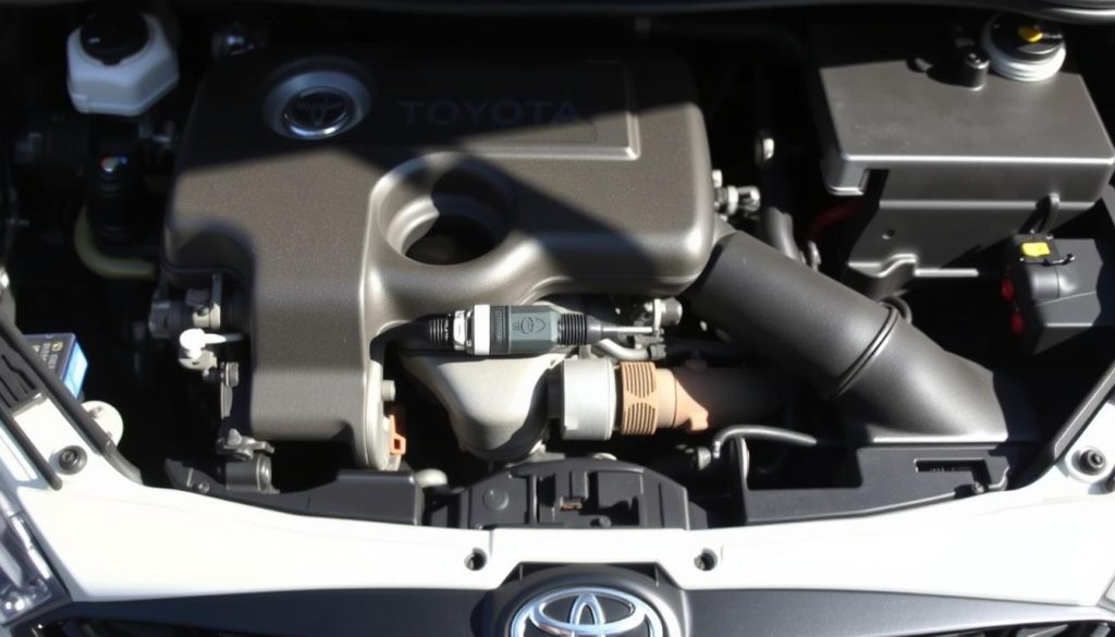 Toyota oxygen sensor location preparation
