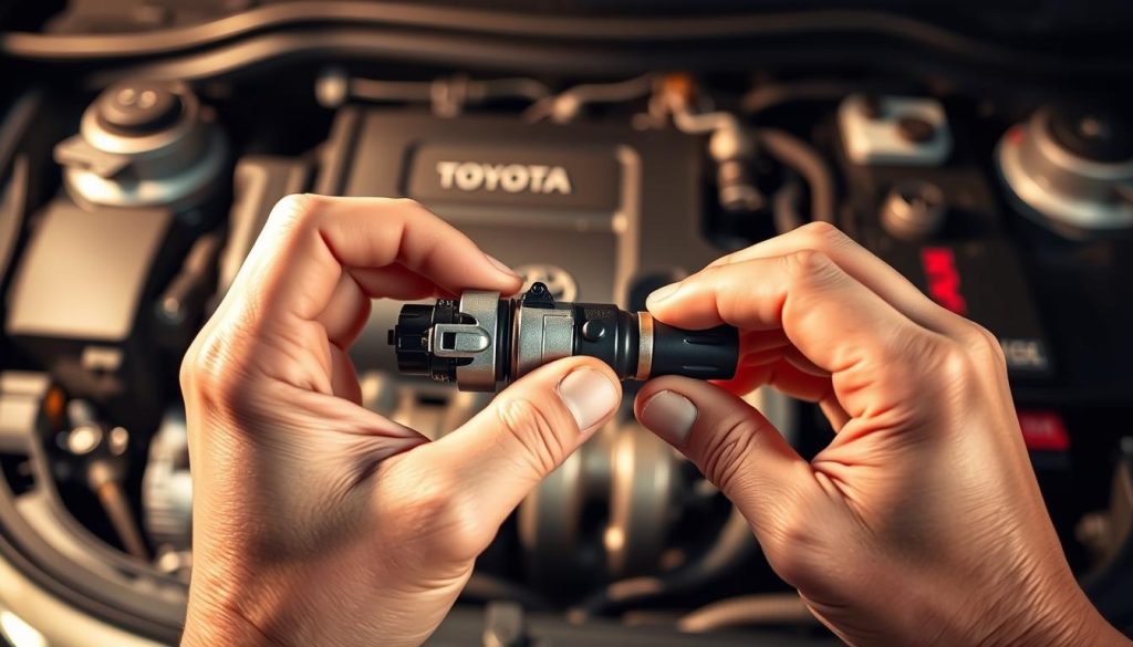 Toyota oxygen sensor removal process