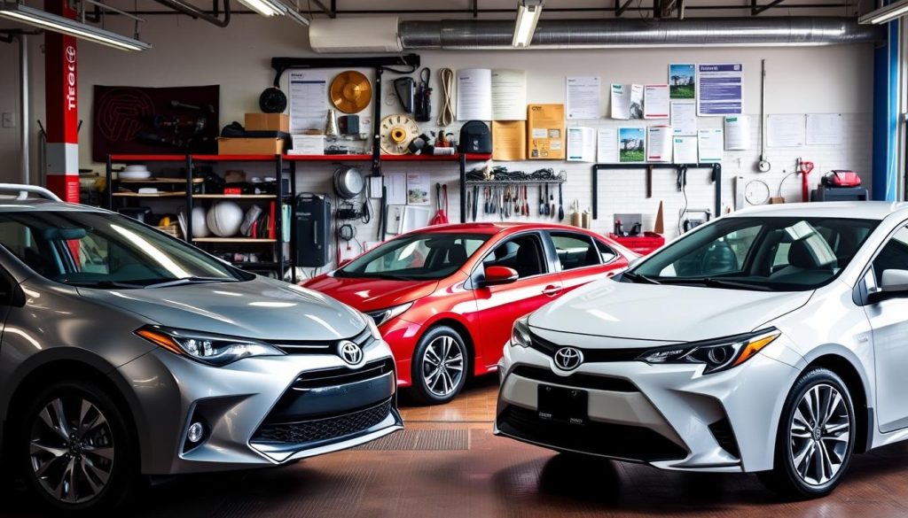Toyota repair costs comparison