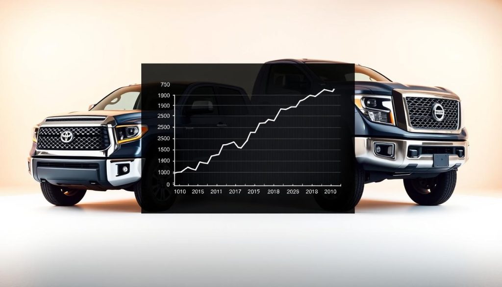 Truck Value Comparison Graphic