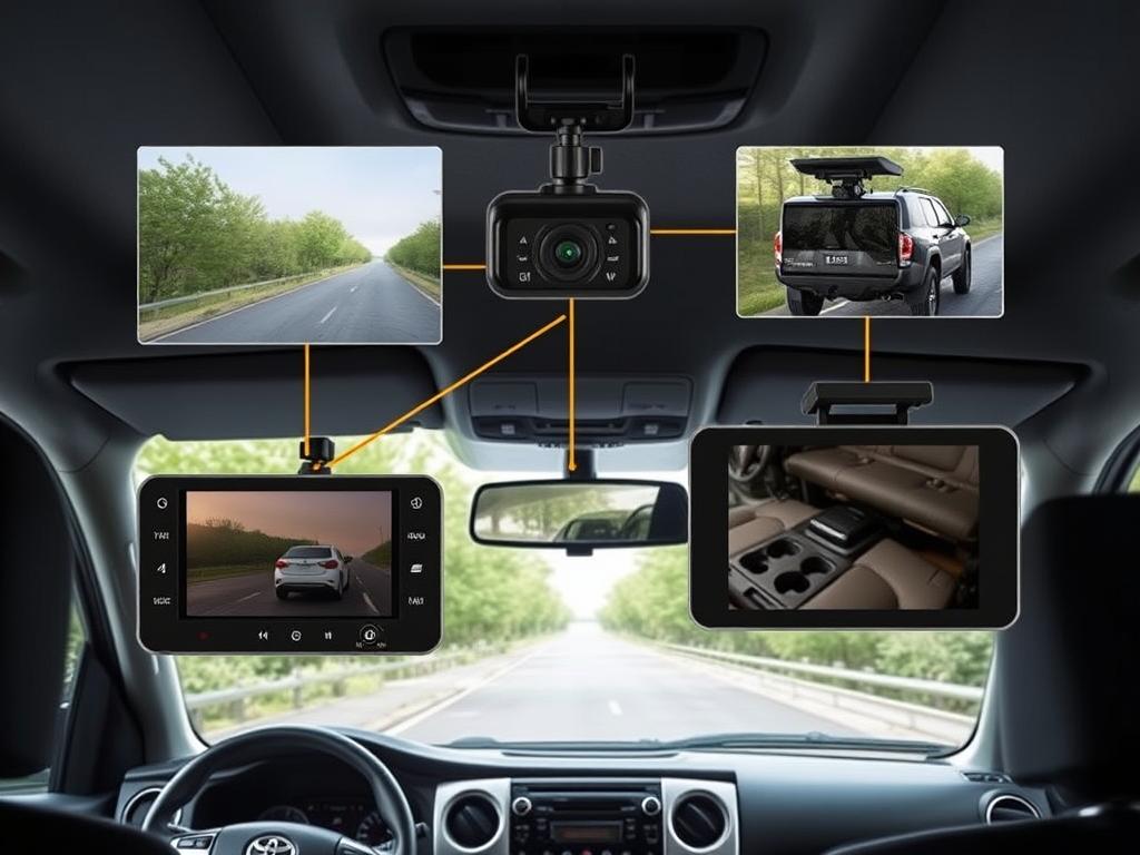 Vantrue N5 - best multi-channel dash cam for Toyota Tacoma 2025 review