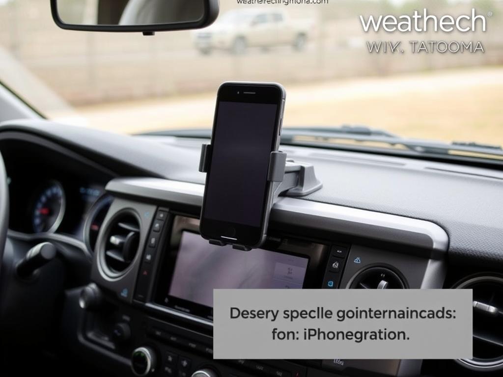 WeatherTech DashMount Toyota Tacoma Phone Mount - best Toyota Tacoma phone mount 2025 review