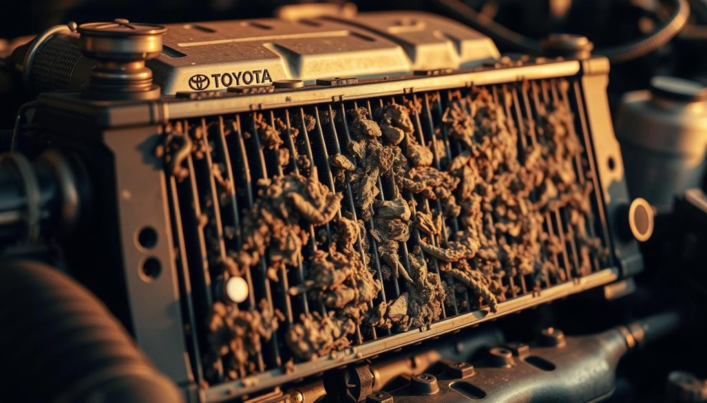 clogged radiator core problems