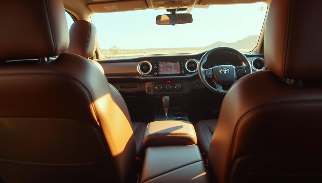 toyota tacoma limited luxury interior features