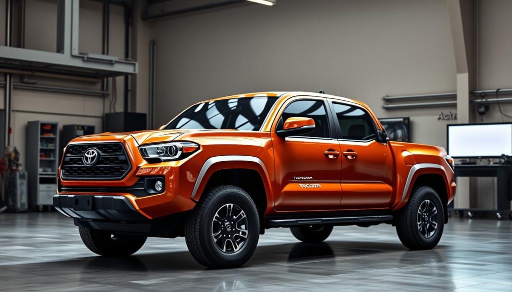 toyota tacoma second generation platform development