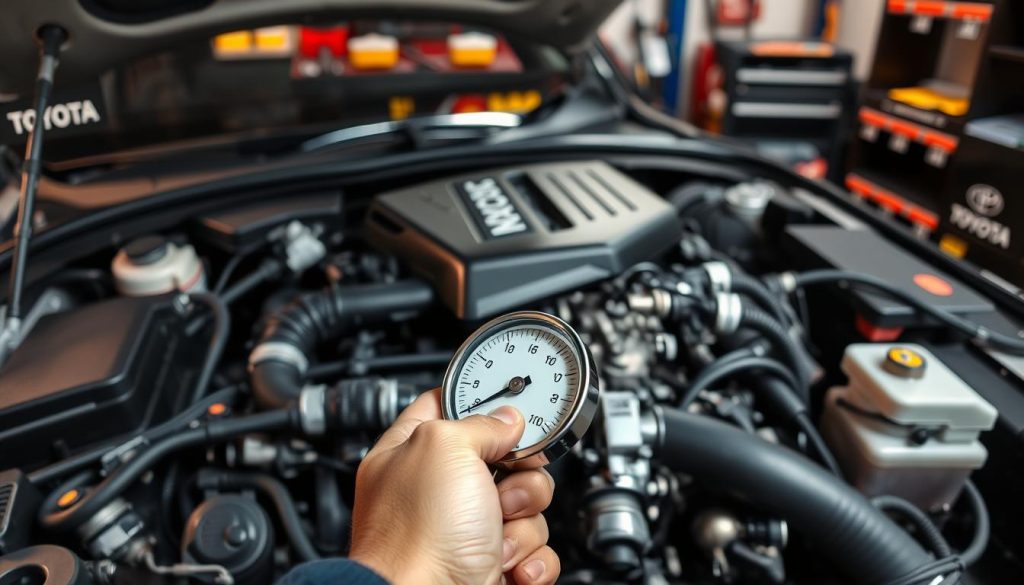 vacuum leak detection Toyota engine