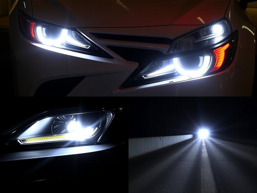 AUXITO Y19 LED Headlights installed on Toyota Camry - best LED headlight for Toyota Camry 2025 review
