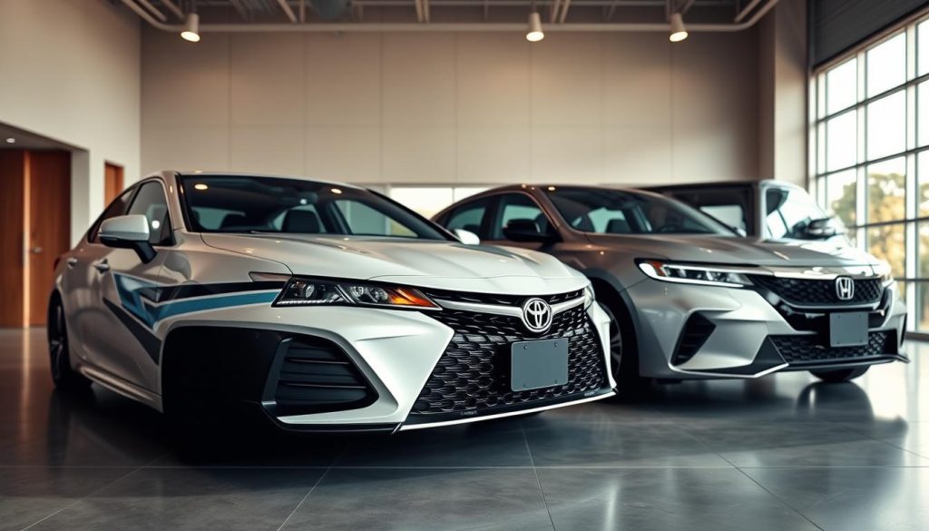 Camry vs Accord Exterior Design Comparison