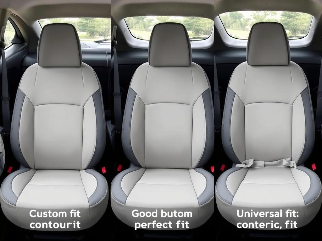 Comparison of different Toyota Prius seat cover fit types