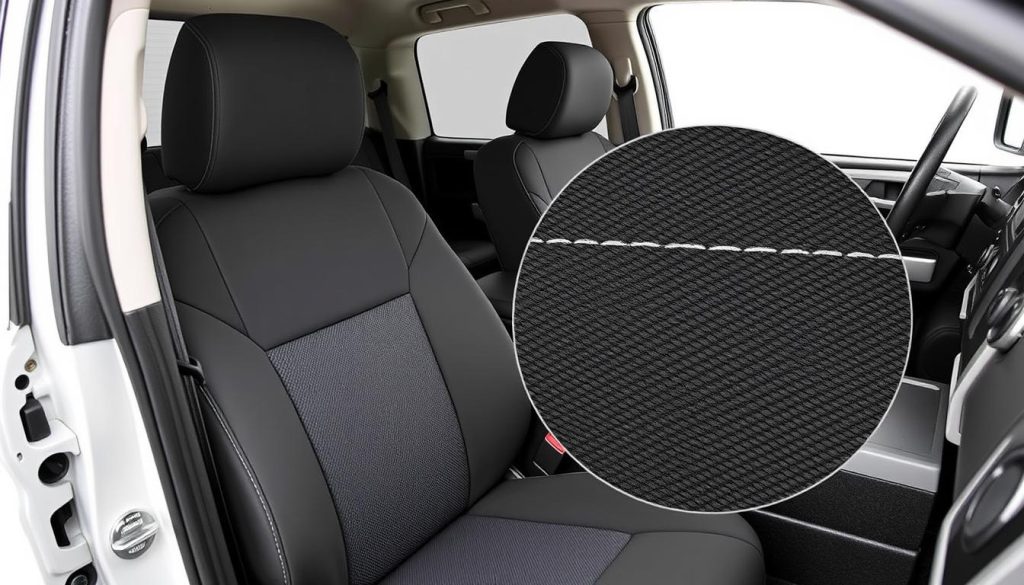 CoverMaster XD Neoprene Toyota Tundra seat covers installed - best Toyota Tundra seat covers 2025 review