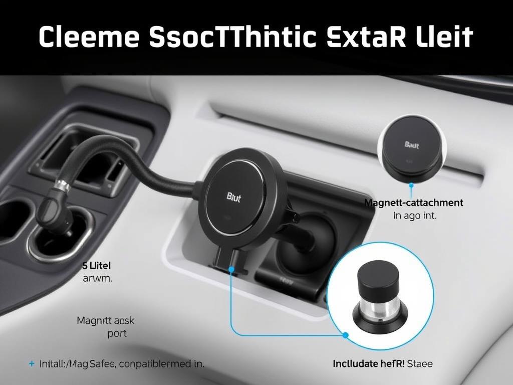CravenSpeed Gemini Phone Mount for Toyota Prius V - Toyota Prius phone mount with MagSafe compatibility