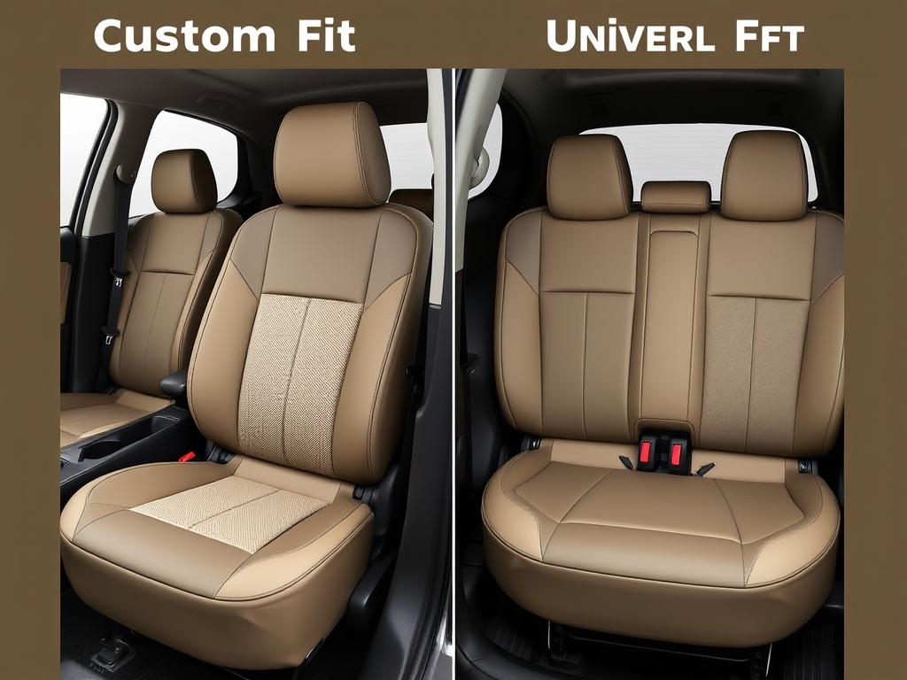 Different types of Toyota RAV4 seat covers - custom vs universal fit comparison - Author-Owned