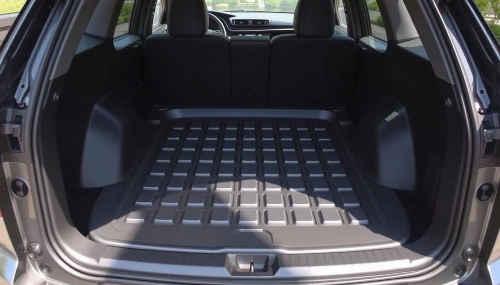 Genuine Toyota RAV4 cargo tray installed showing perfect fitment