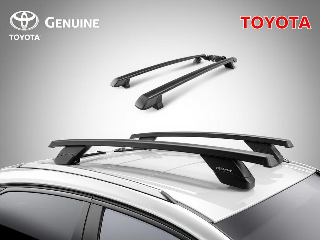 Genuine Toyota Roof Rack Cross Bars for RAV4