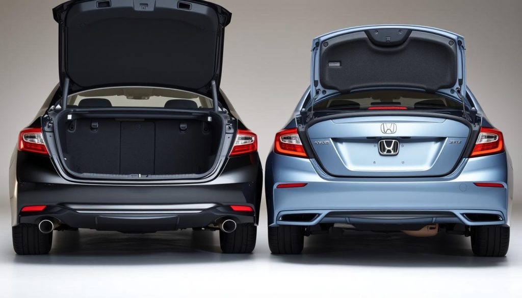 Midsize Sedan Cargo Space Comparison