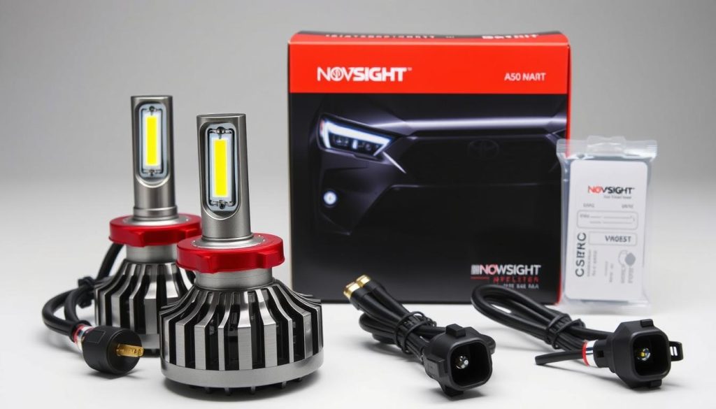 NOVSIGHT A500 Series LED headlight conversion kit for Toyota RAV4 - best Toyota RAV4 LED headlights 2025 review