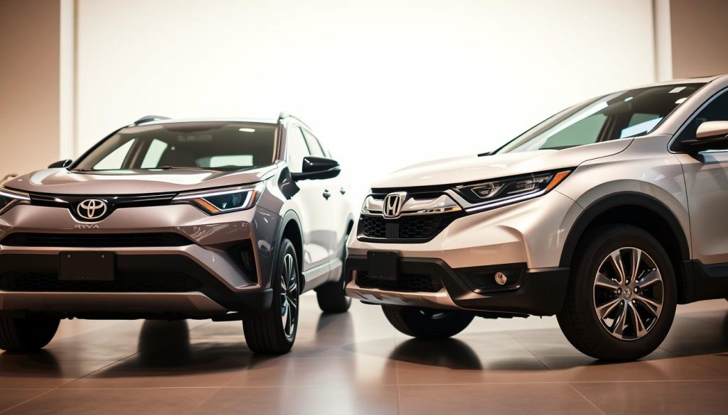 RAV4 Hybrid and CR-V Hybrid Comparison