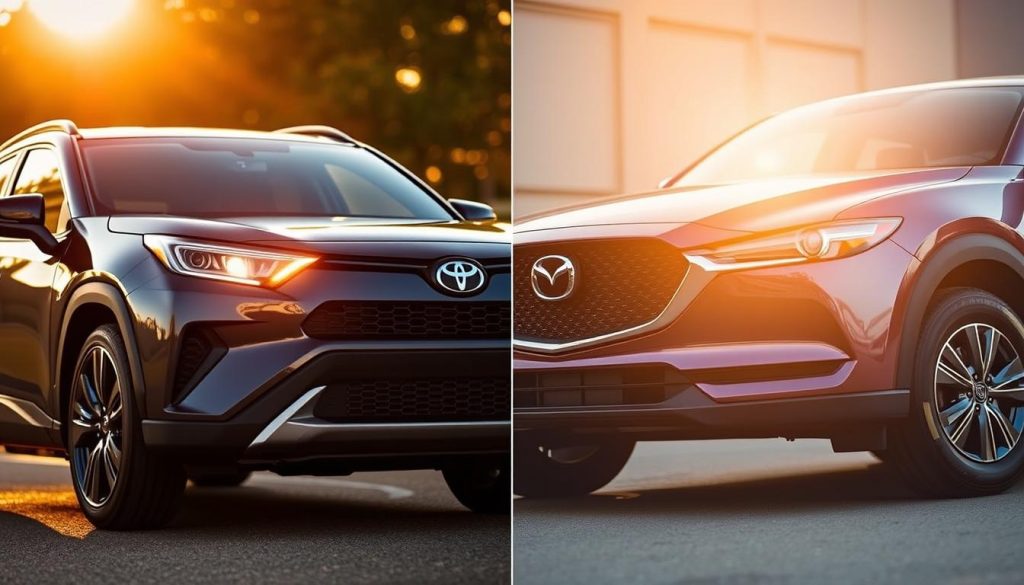 RAV4 vs CX-5 Exterior Design Comparison