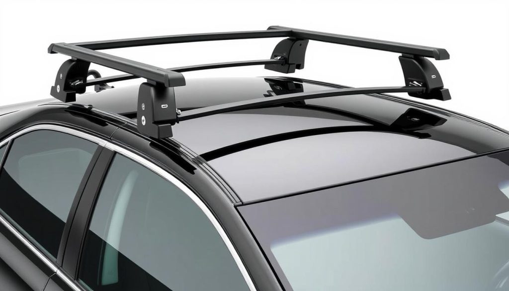 Rhino-Rack Vortex 2500 roof rack installed on a Toyota Camry - our top recommended Toyota Camry roof rack