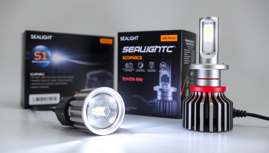 SEALIGHT Scoparc S1 LED headlight bulbs for Toyota RAV4 - best Toyota RAV4 LED headlights 2025 review