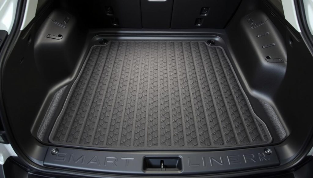 SMARTLINER Toyota RAV4 cargo liner showing raised lip design