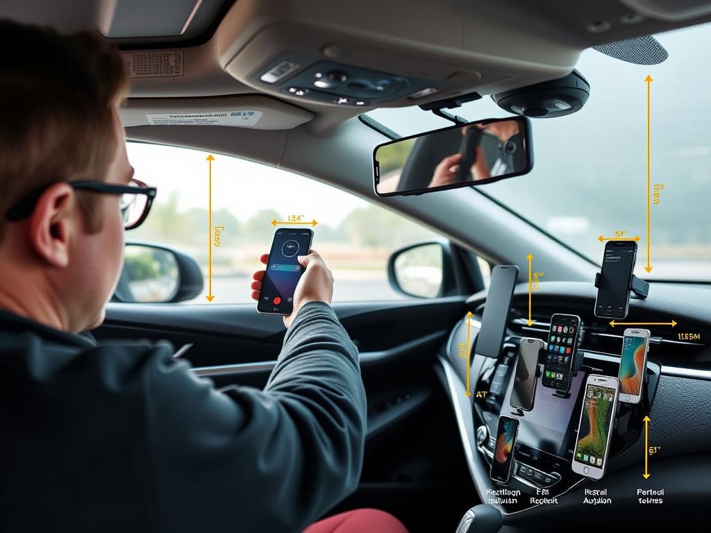 Testing Toyota Camry phone mounts in our 2020 Camry - Toyota Camry phone mount review process